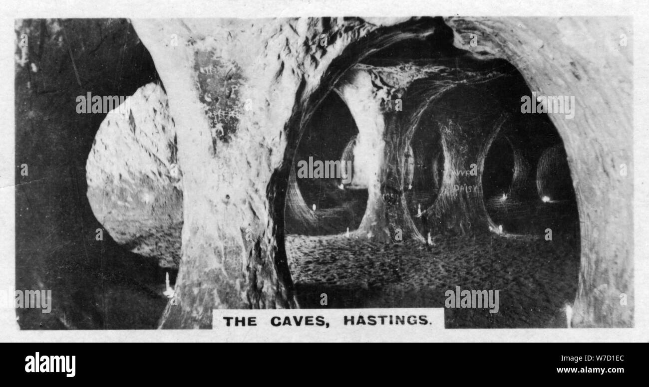 'The Caves, Hastings', Sussex, c1920s. Artist: Unknown Stock Photo