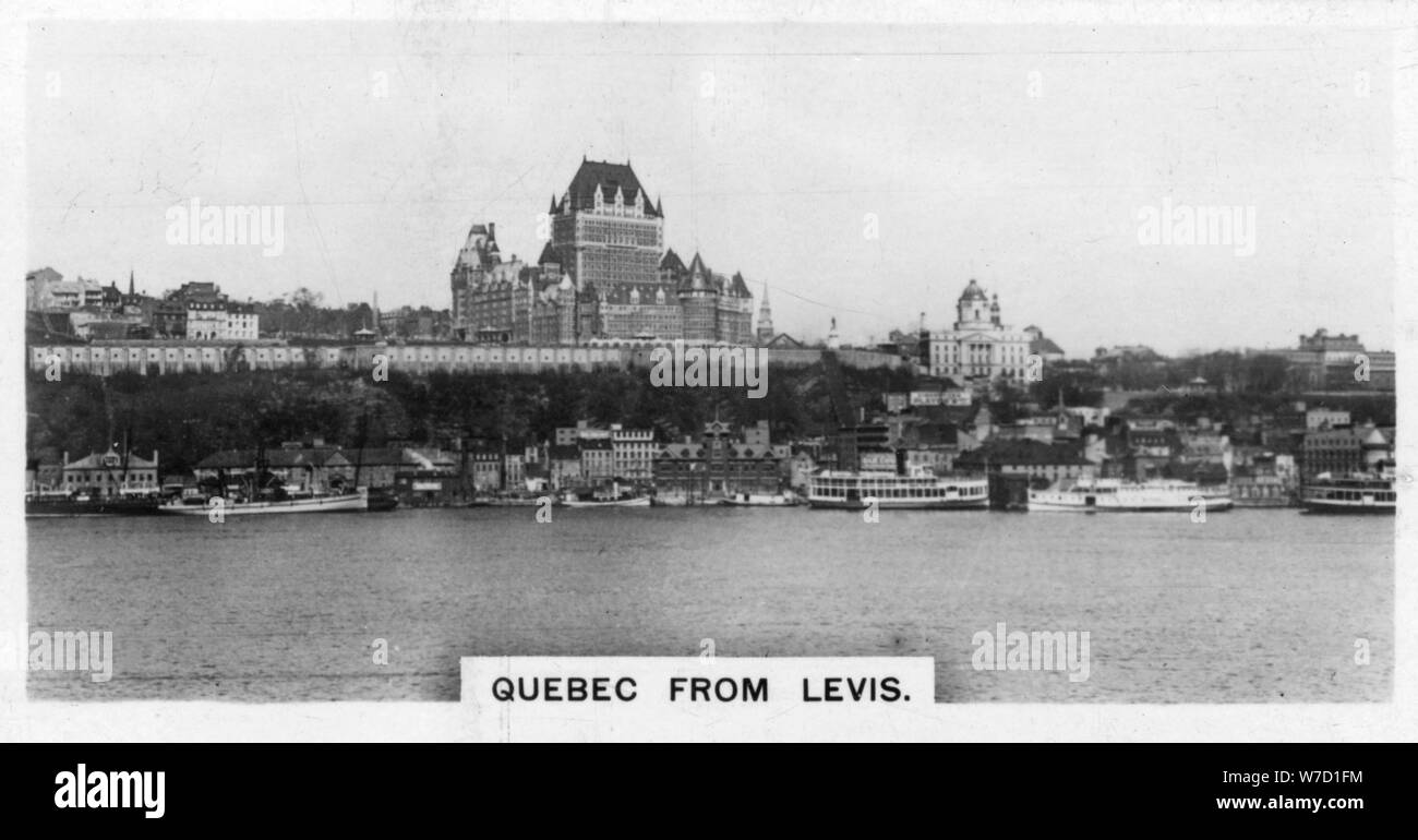 Quebec from Levis, Canada, c1920s. Artist: Unknown Stock Photo - Alamy