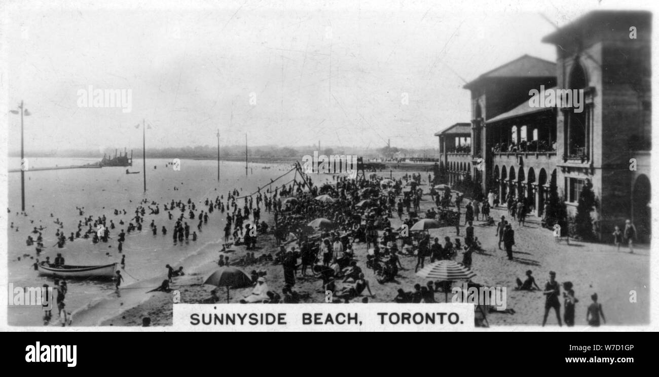 Sunnyside Beach, Toronto, Canada, c1920s. Artist: Unknown Stock Photo
