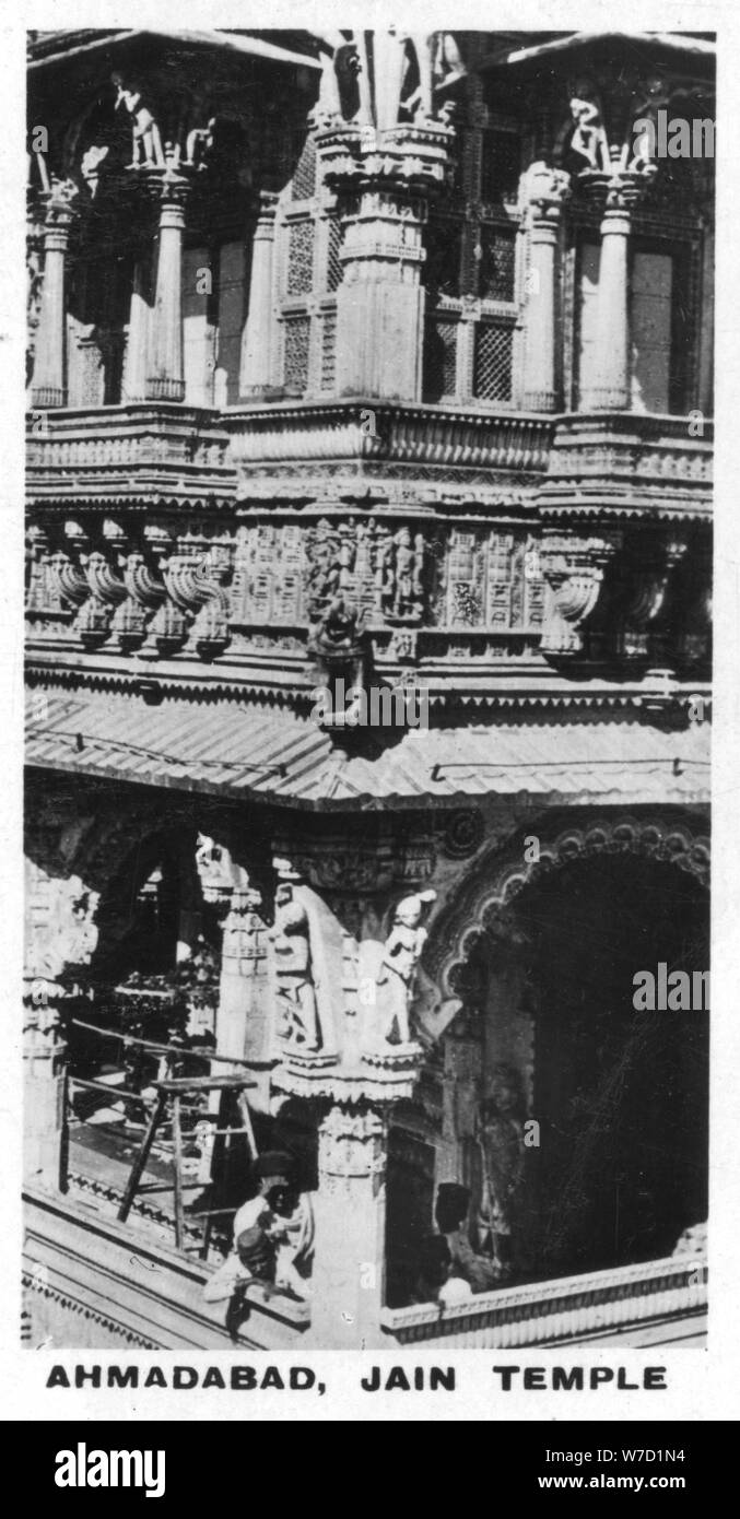 Jain temple, Ahmedabad, India, c1925. Artist: Unknown Stock Photo