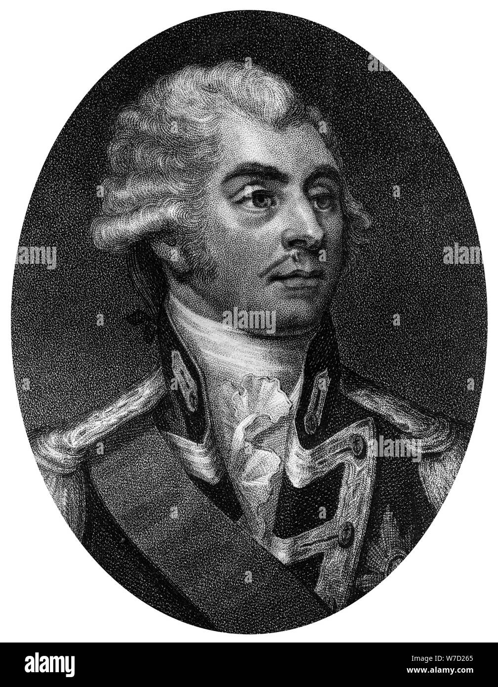 George Keith Elphinstone (1746-1823), 1st Viscount Keith, British admiral, 1837.Artist: I Chapman Stock Photo
