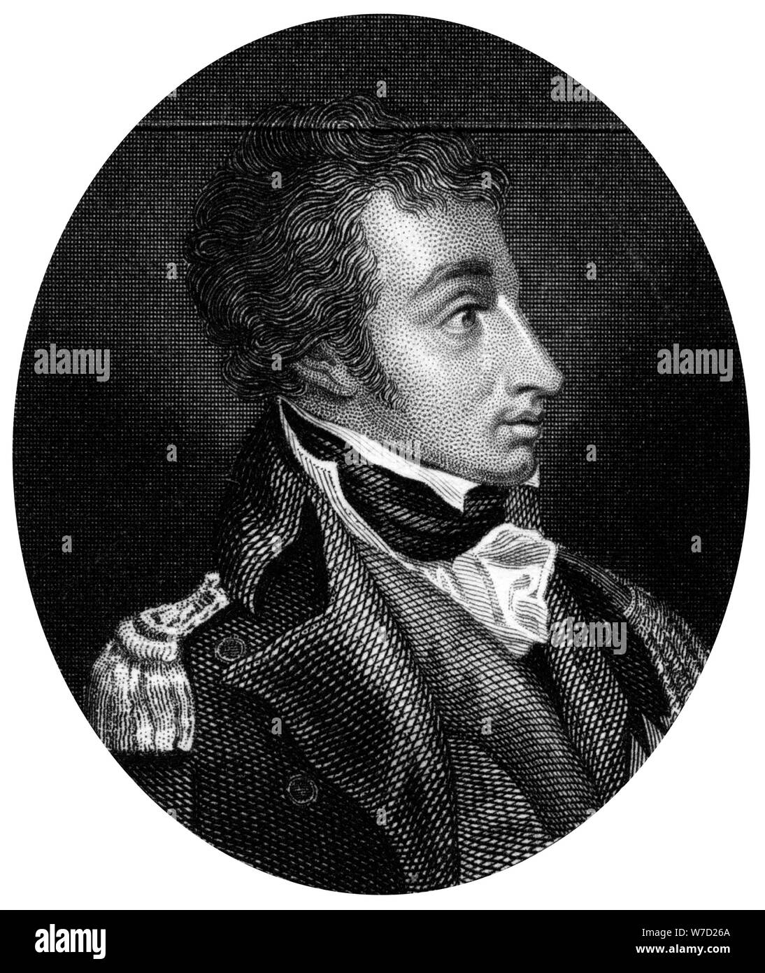 Admiral Sir William Sydney Smith (1764-1840), naval commander, 1837. Artist: Unknown Stock Photo