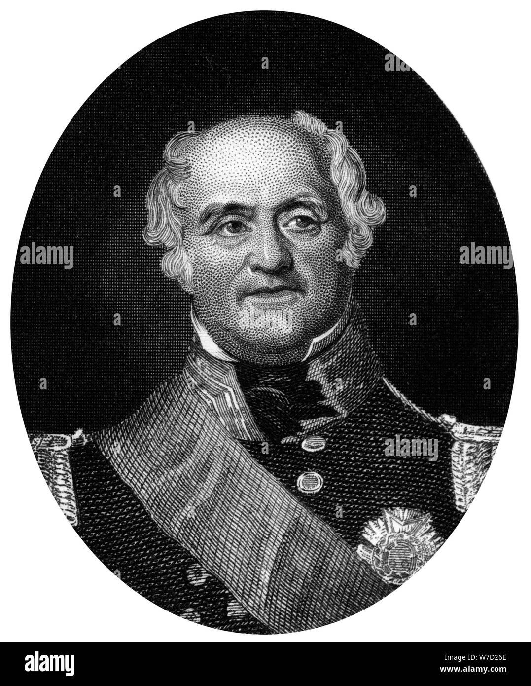 Sir Thomas Masterman Hardy (1769-1839), British naval officer, 1837. Artist: Unknown Stock Photo