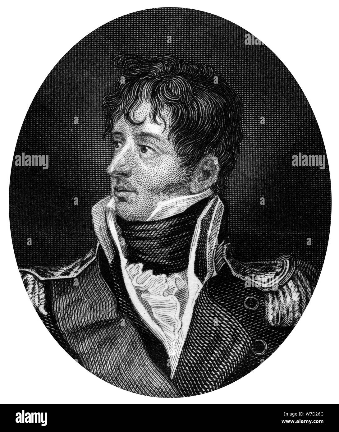 Thomas Cochrane (1775-1860), 10th Earl of Dundonald, 1837. Artist: Unknown Stock Photo