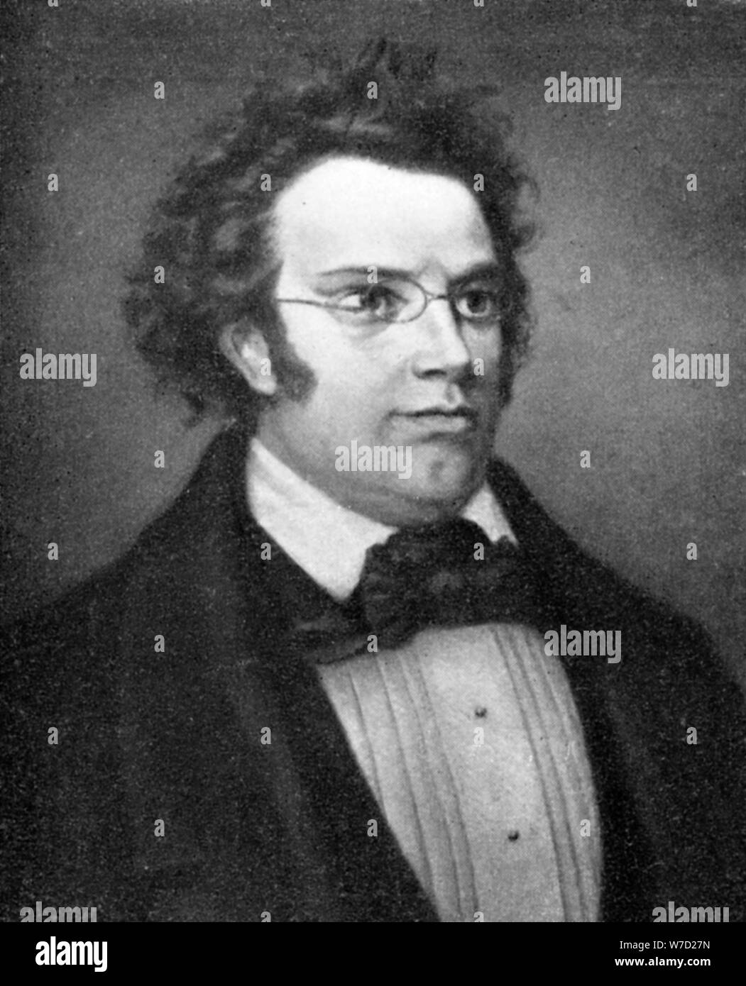 Franz Peter Schubert, (1797-1828), Austrian composer, 1909. Artist: Unknown Stock Photo