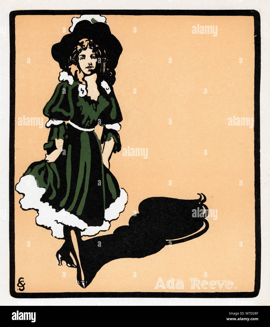 Ada Reeve (1874-1966), English actress, late 19th century. Artist ...