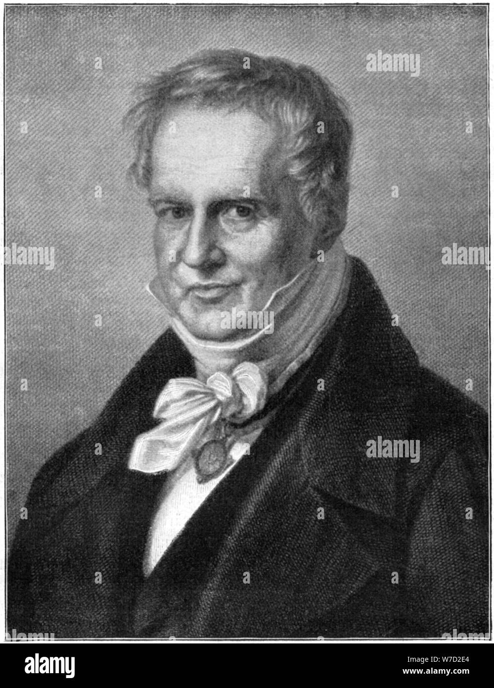 Alexander von Humboldt, Prussian naturalist and explorer, (1900). Artist: Unknown Stock Photo