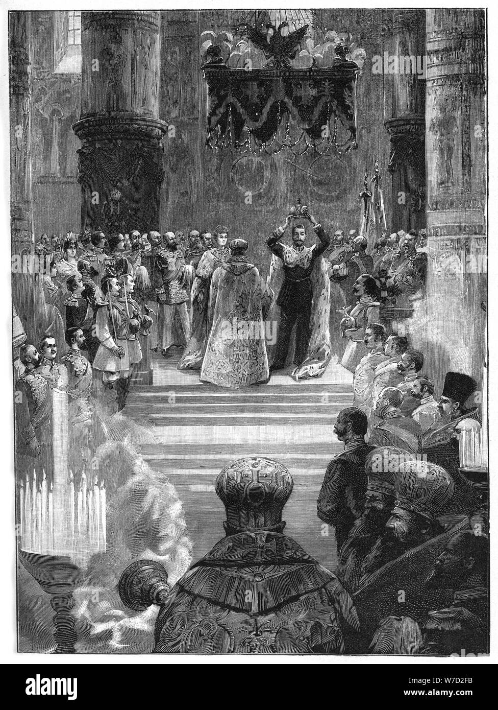 Coronation of Tsar Nicholas II, 26 May 1896, (1900). Artist: Unknown Stock Photo
