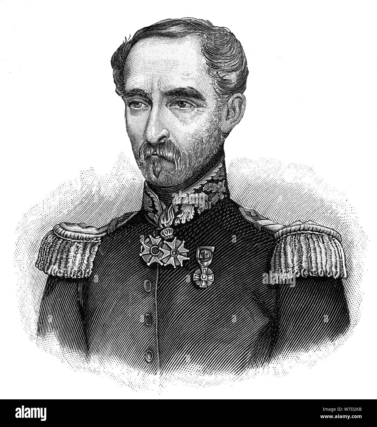 Louis Eugène Cavaignac (1802-1857), French general, 1900. Artist: Unknown Stock Photo