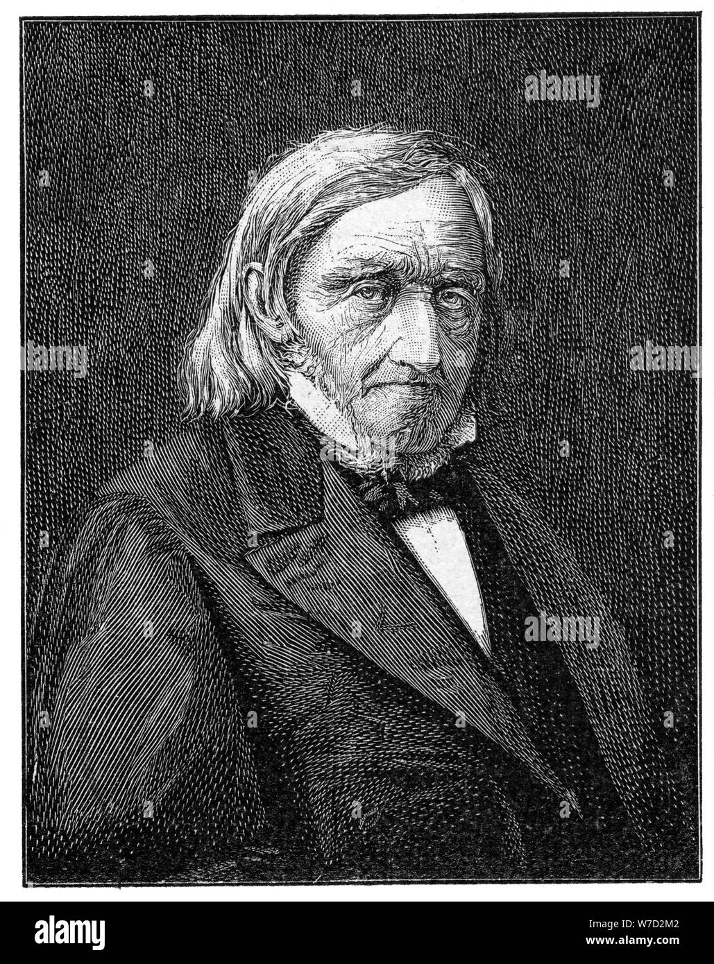 Karl Ernst von Baer, 19th century German biologist, (1900). Artist: Unknown Stock Photo