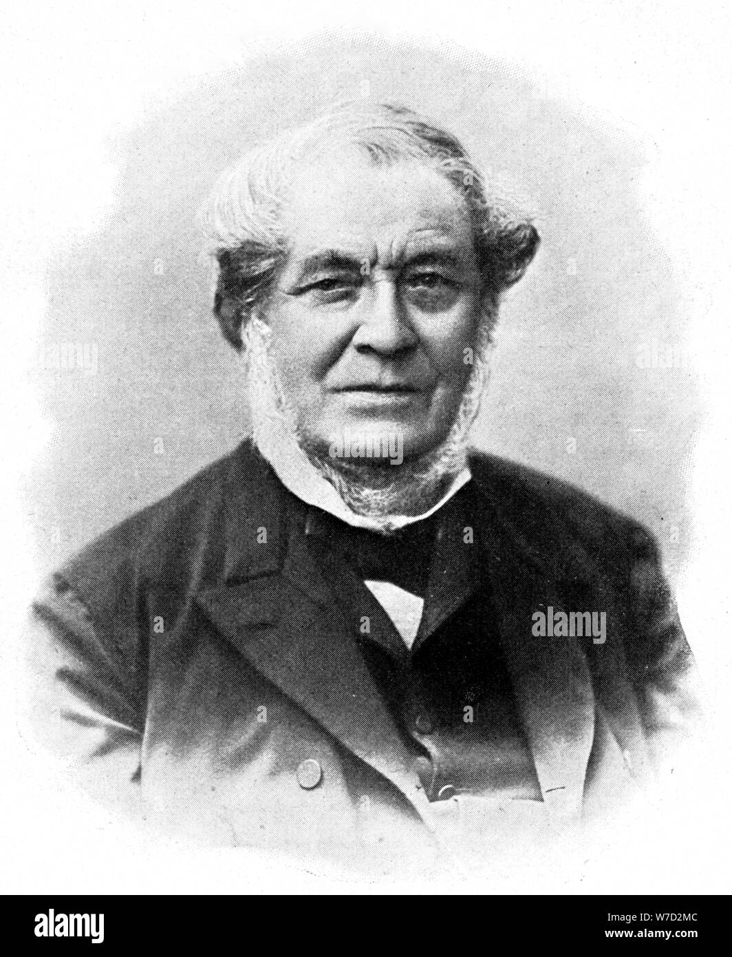 Robert Wilhelm Bunsen, 19th century German chemist, (1900). Artist: Unknown Stock Photo