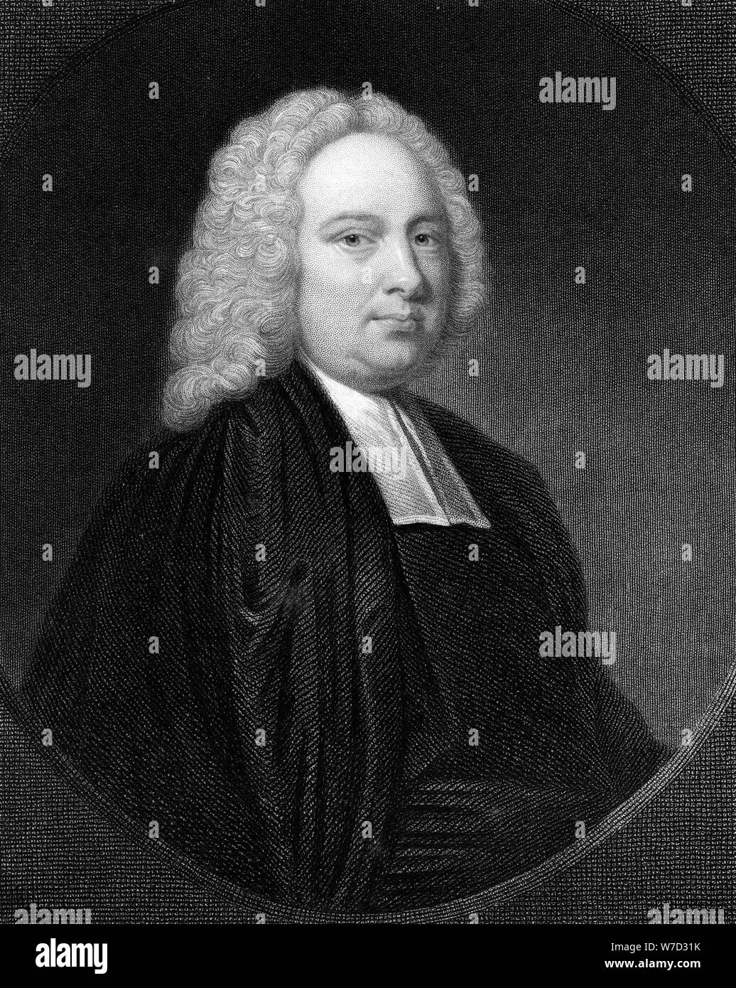 James Bradley, 18th century English astronomer, (1836).Artist: E Scriven Stock Photo