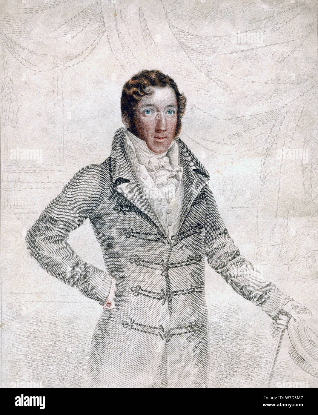 Thomas Cochrane, 10th Earl of Dundonald, early 19th century.Artist: Robert Cooper Stock Photo