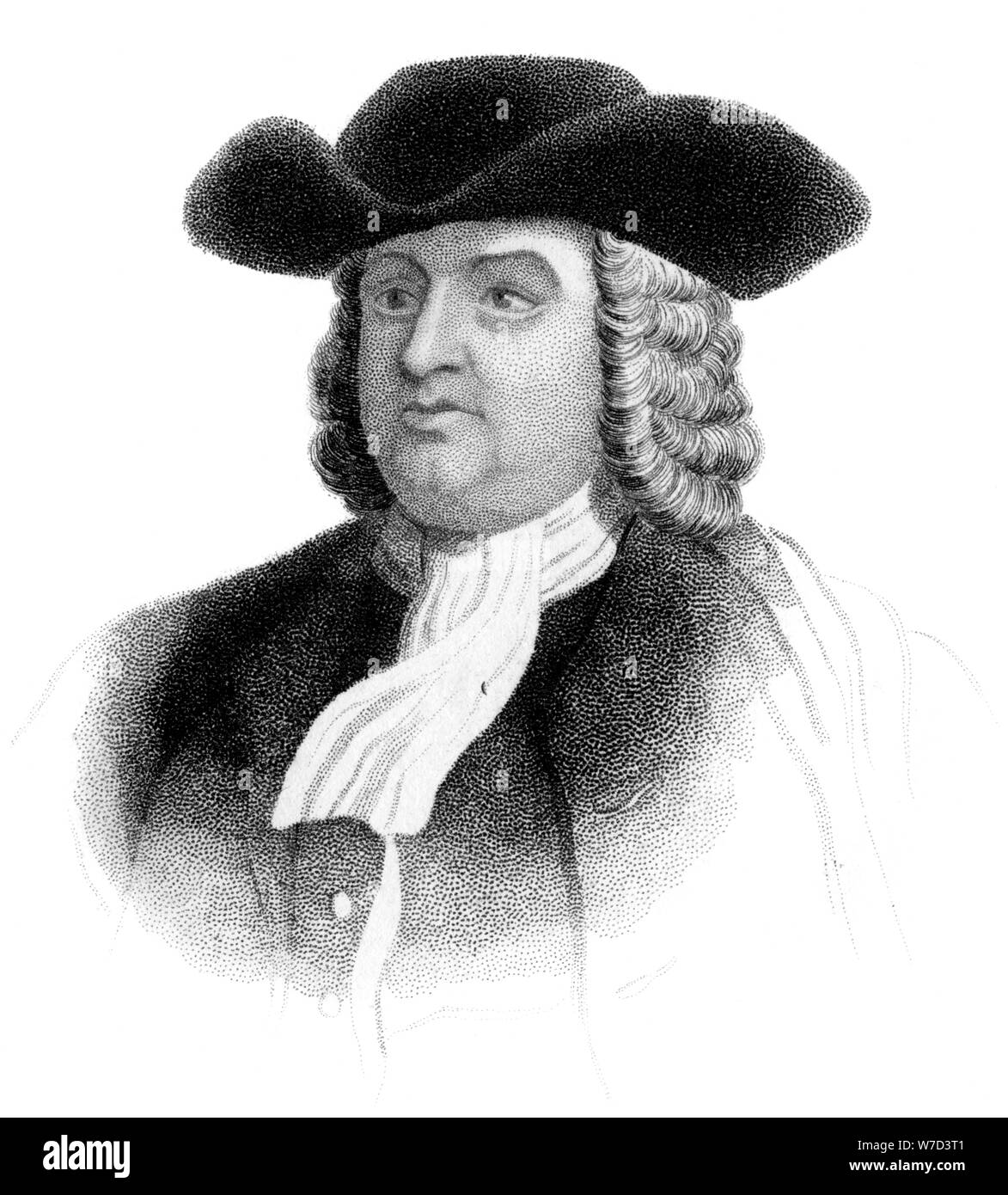 William Penn, founder of the Commonwealth of Pennsylvania, (c1850). Artist: Unknown Stock Photo