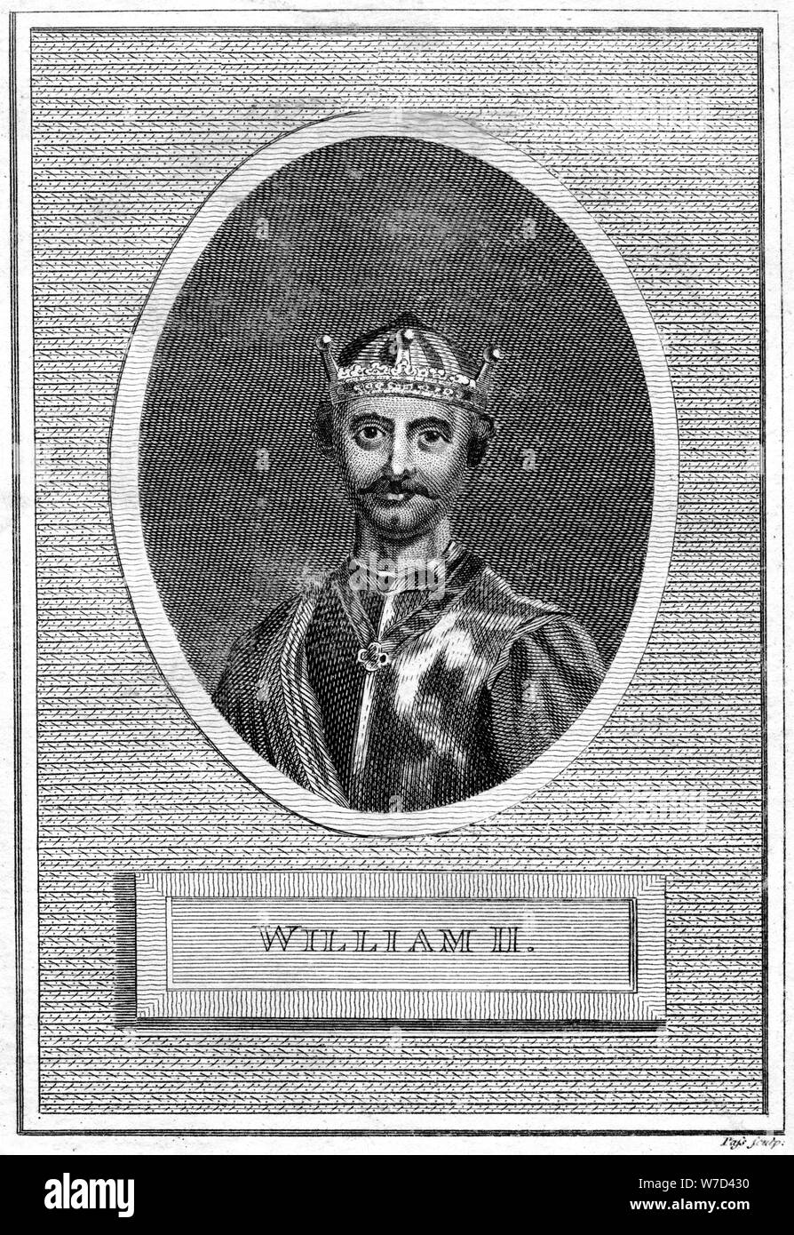 King William II of England.Artist Pass Stock Photo Alamy