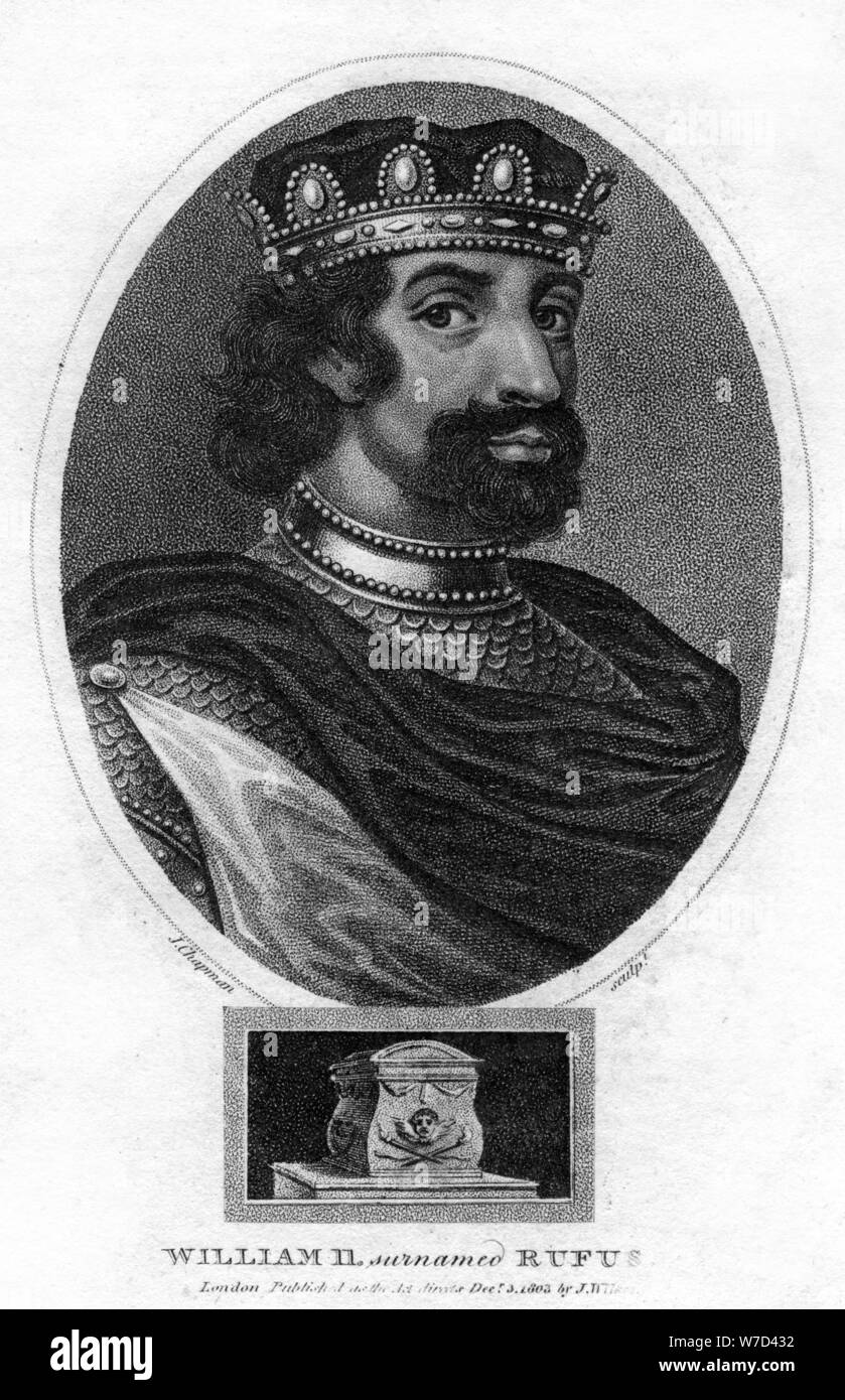 King william ii william rufus portrait Black and White Stock Photos & Images Alamy