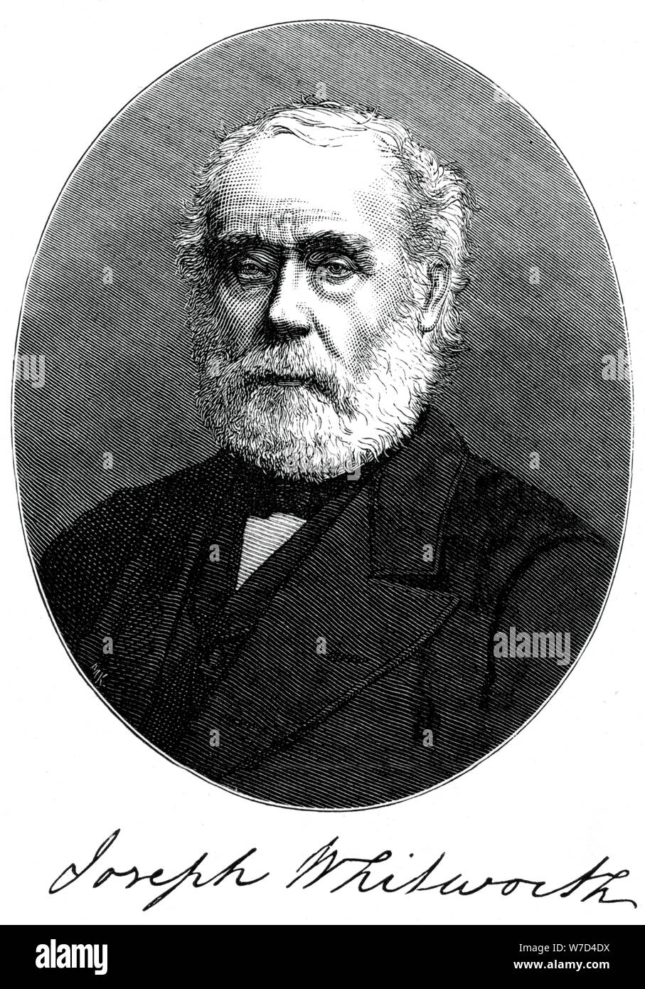 Joseph Whitworth, British engineer, entrepreneur and inventor, c1880