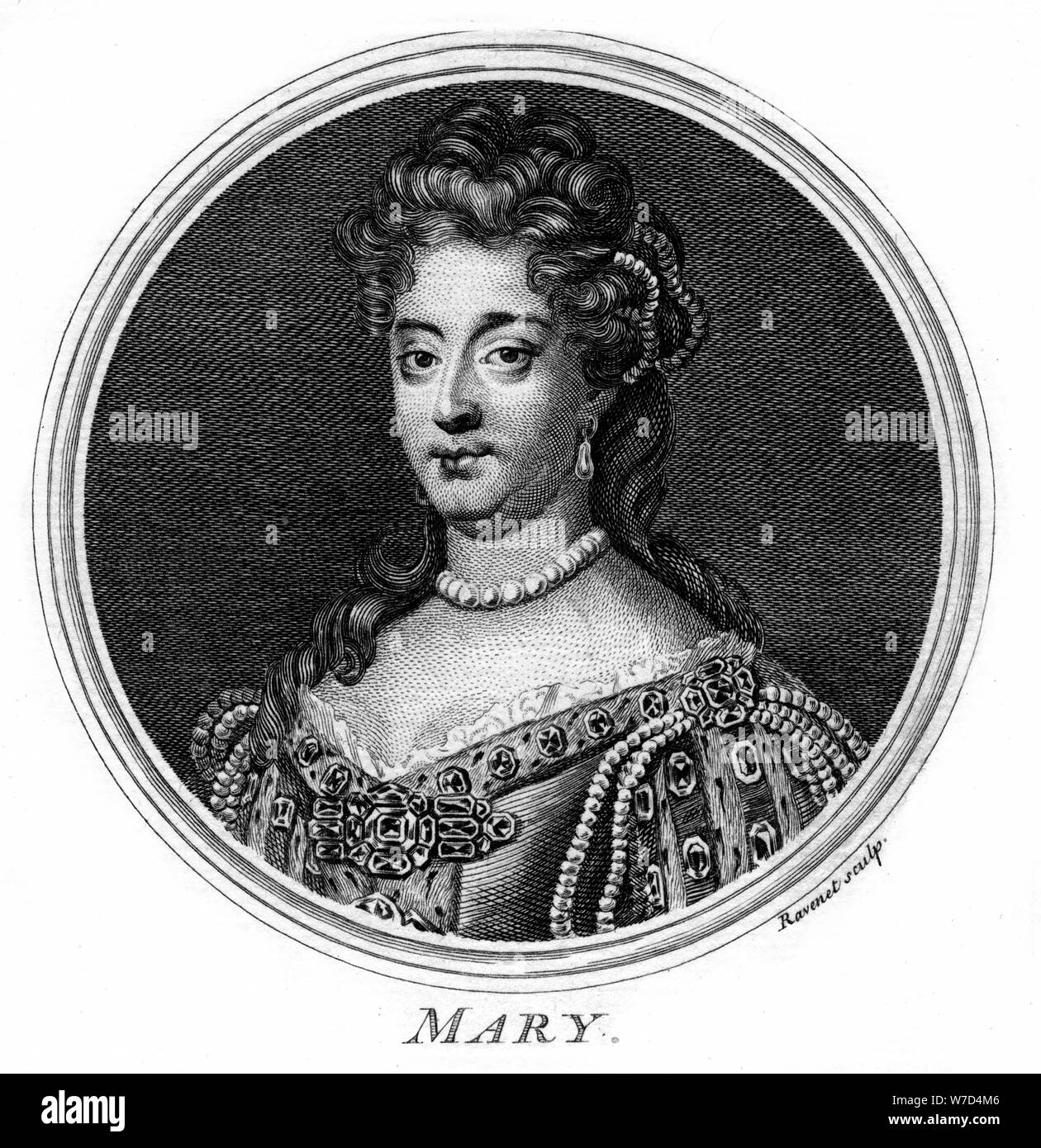 Queen Mary II. Artist Unknown Stock Photo Alamy