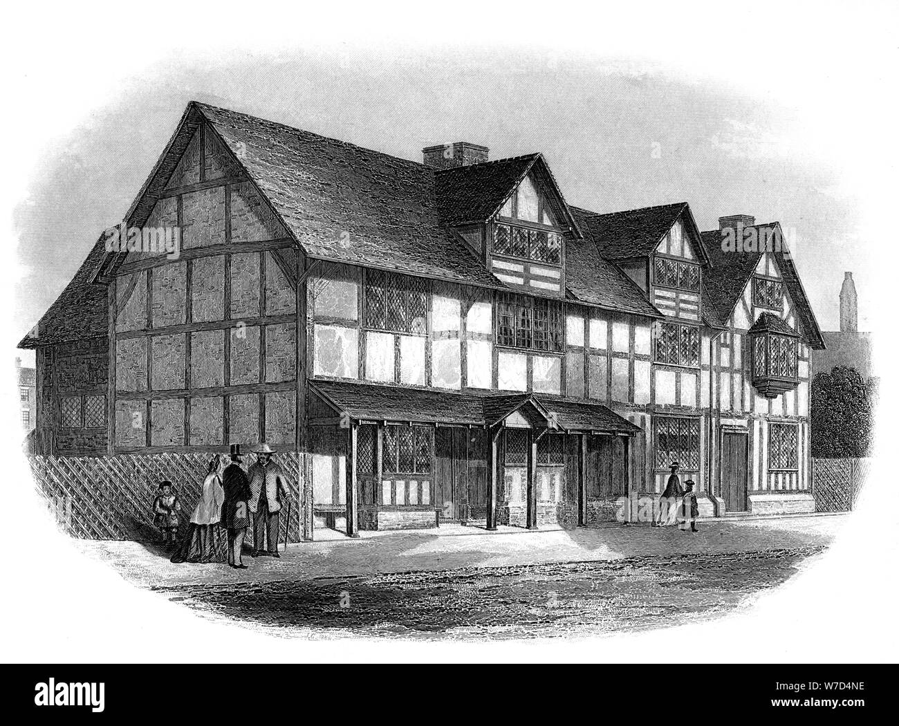 William shakespeares house Black and White Stock Photos & Images Alamy