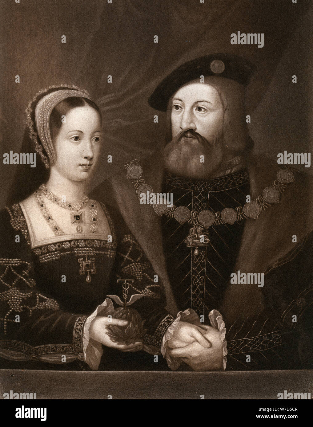 Mary Tudor and Charles Brandon Duke of Suffolk 1515 1902