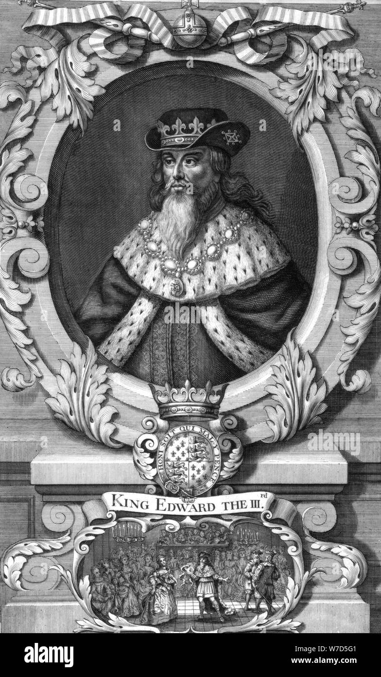 Edward III, King of England. Artist R Sheppard Stock Photo Alamy