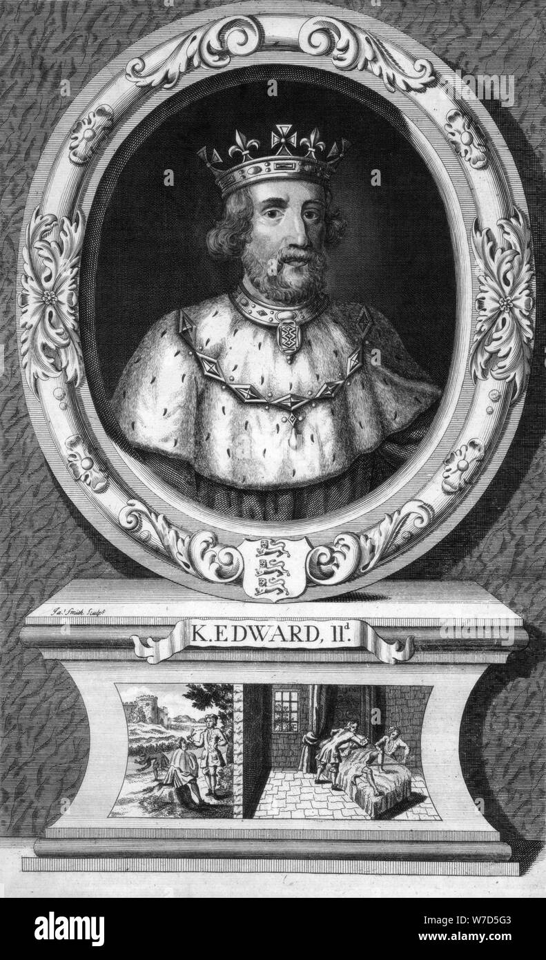 Edward II, King of England. Artist Smith Stock Photo Alamy