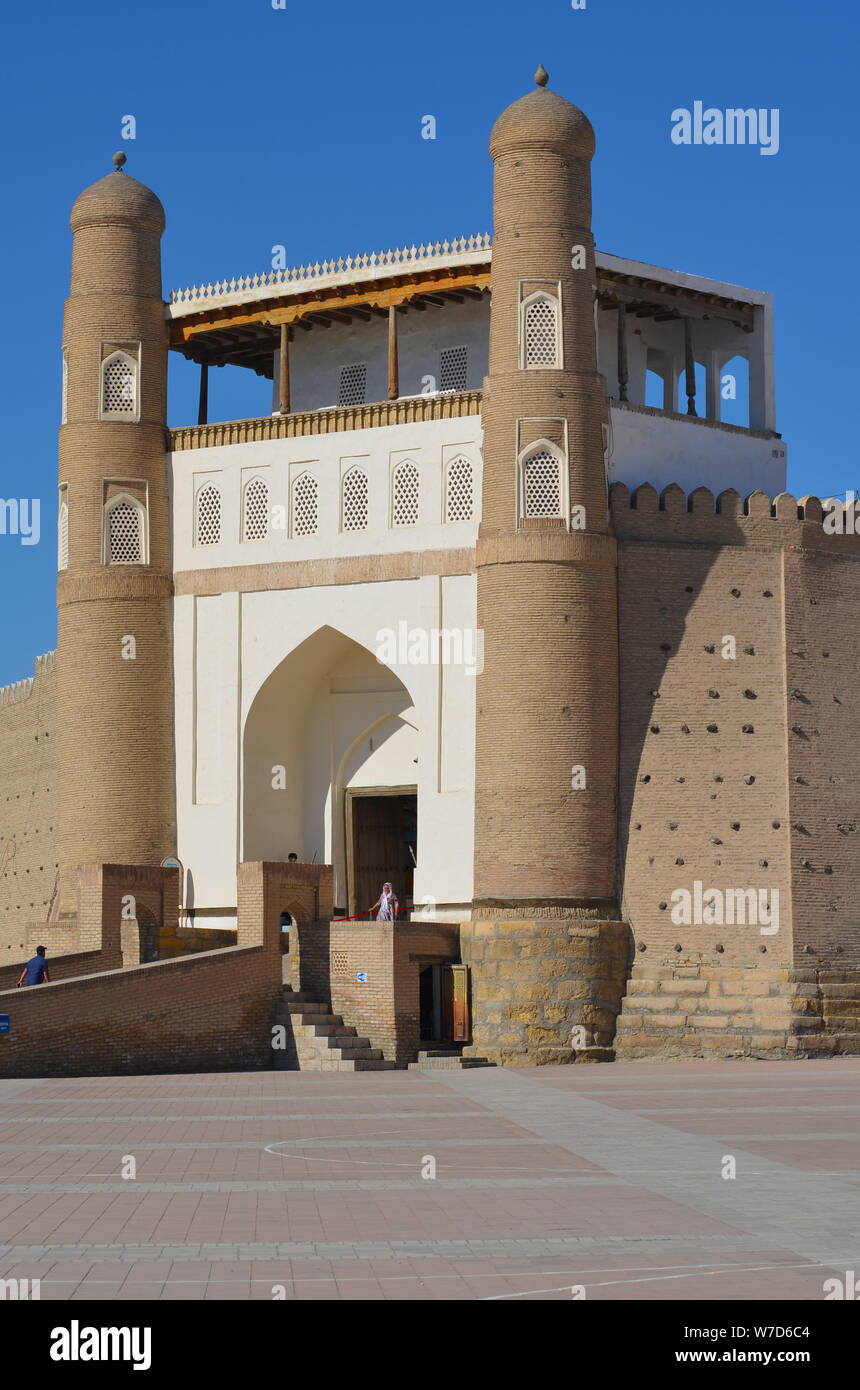 The Ark Fortress In Bukhara, Uzbekistan Stock Photo - Alamy