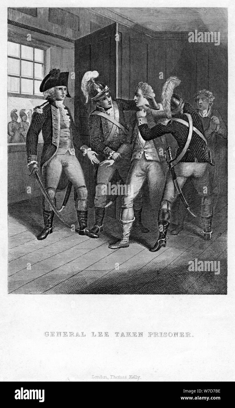 'General Lee Taken Prisoner', 1777 (1814). Artist: Unknown Stock Photo
