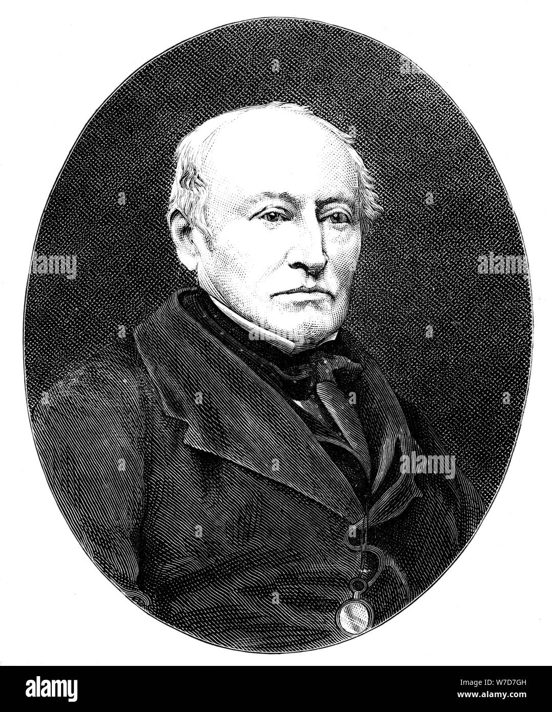 Sir Alexander James Edmund Cockburn, (1802-1880), Lord Chief Justice. Artist: Unknown Stock Photo