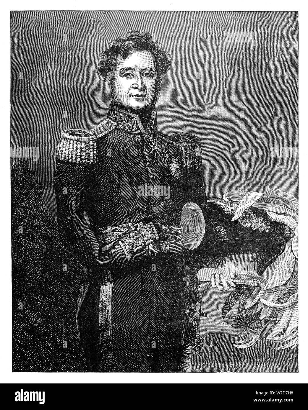 Fitzroy James Henry Somerset (1788-1855), 1st Baron Raglan, English soldier. Artist: Unknown Stock Photo