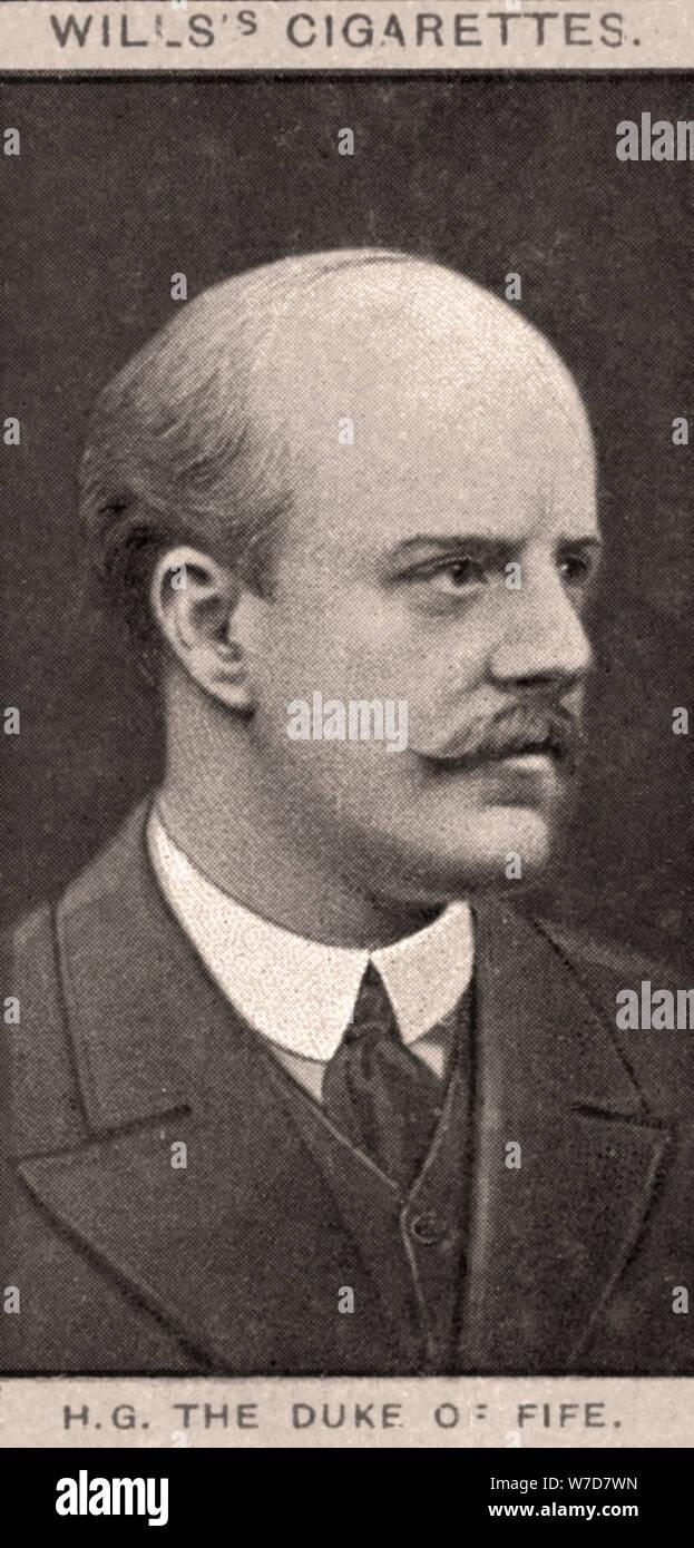 H.G The Duke of Fife, 1908.Artist: WD & HO Wills Stock Photo