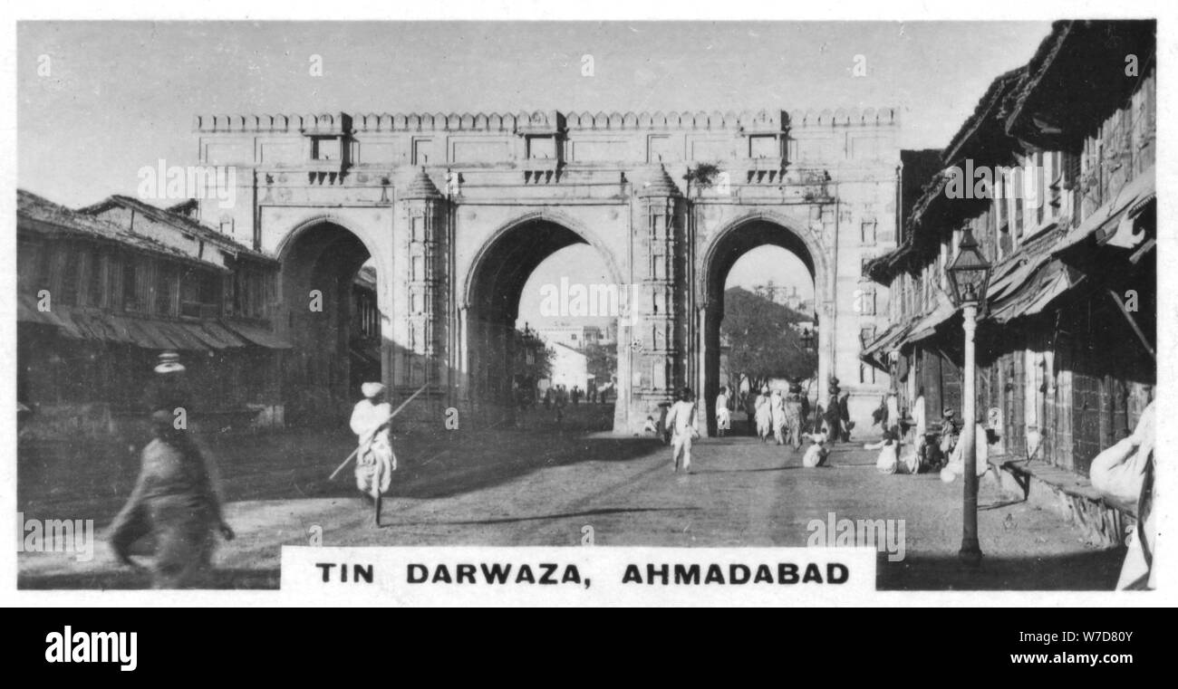 Tin Darwaza, Ahmadabad, Gujarat, India, c1925. Artist Unknown Stock
