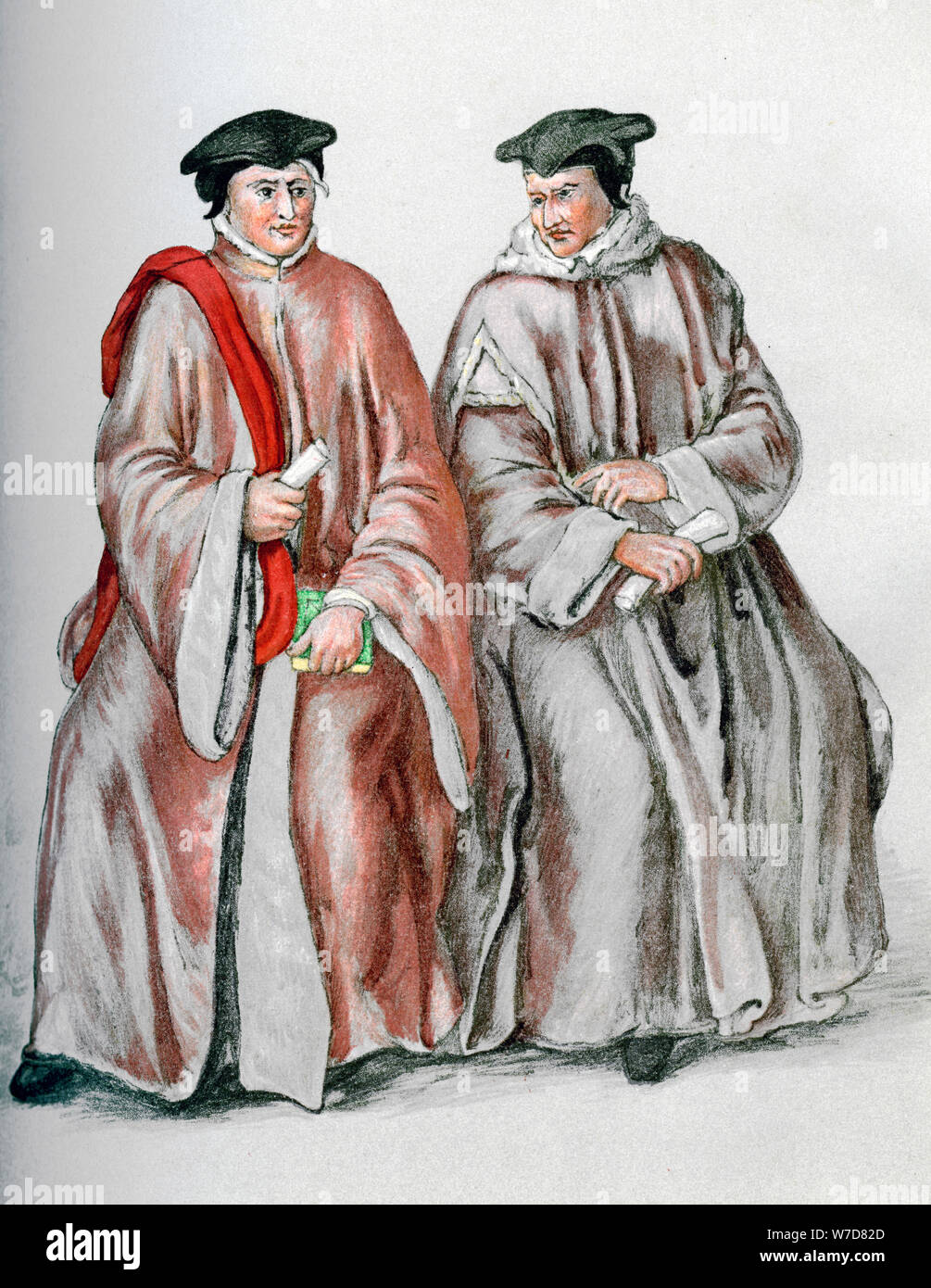 Judges in their robes, 1893. Artist: Unknown Stock Photo - Alamy
