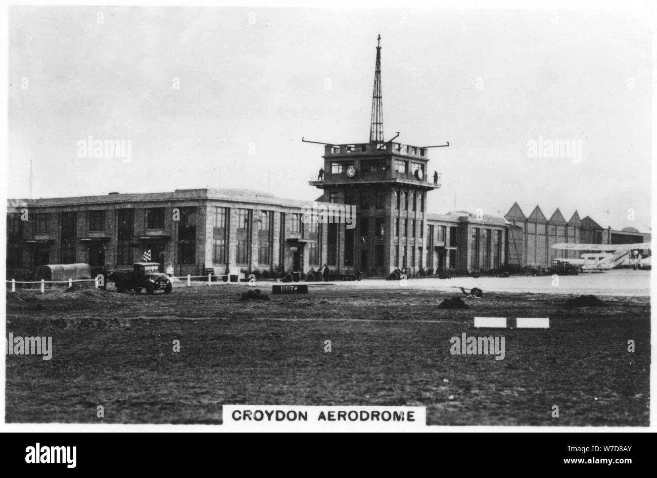 Croydon Aerodrome, 1936. Artist: Unknown Stock Photo