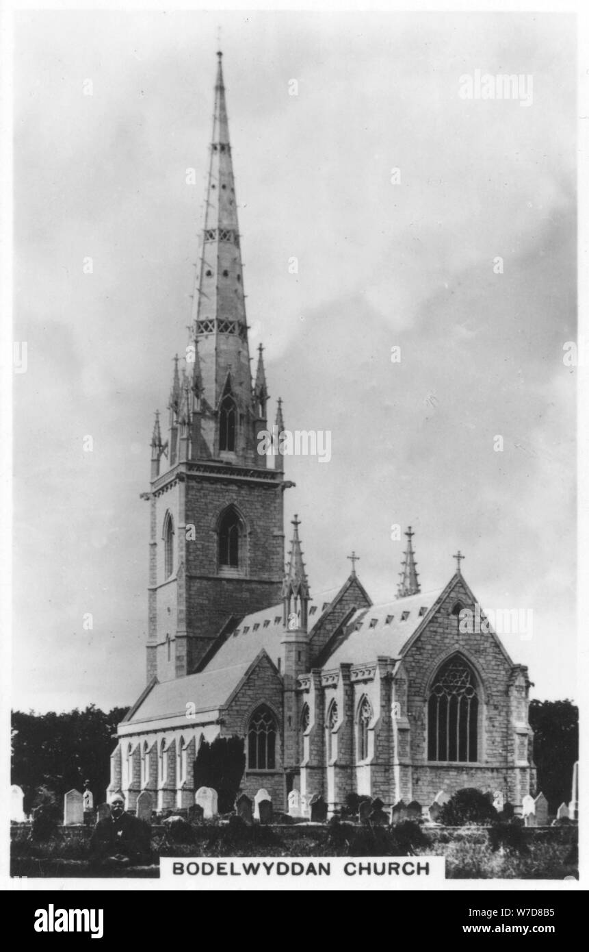 The Marble Church (St Margaret's Church), Bodelwyddan, north Wales, 1936. Artist: Unknown Stock Photo