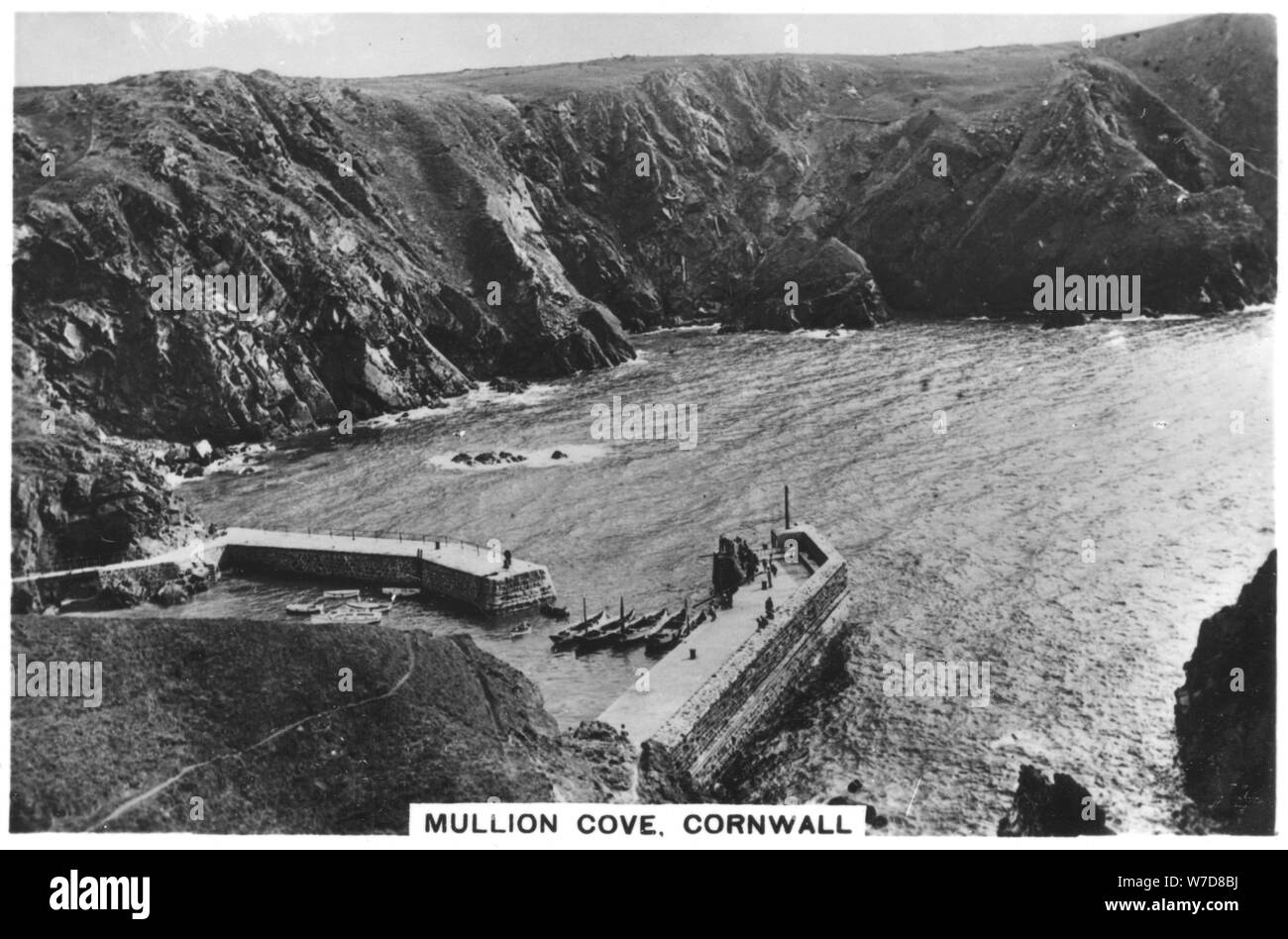 Mullion Cove, Cornwall, 1936. Artist: Unknown Stock Photo