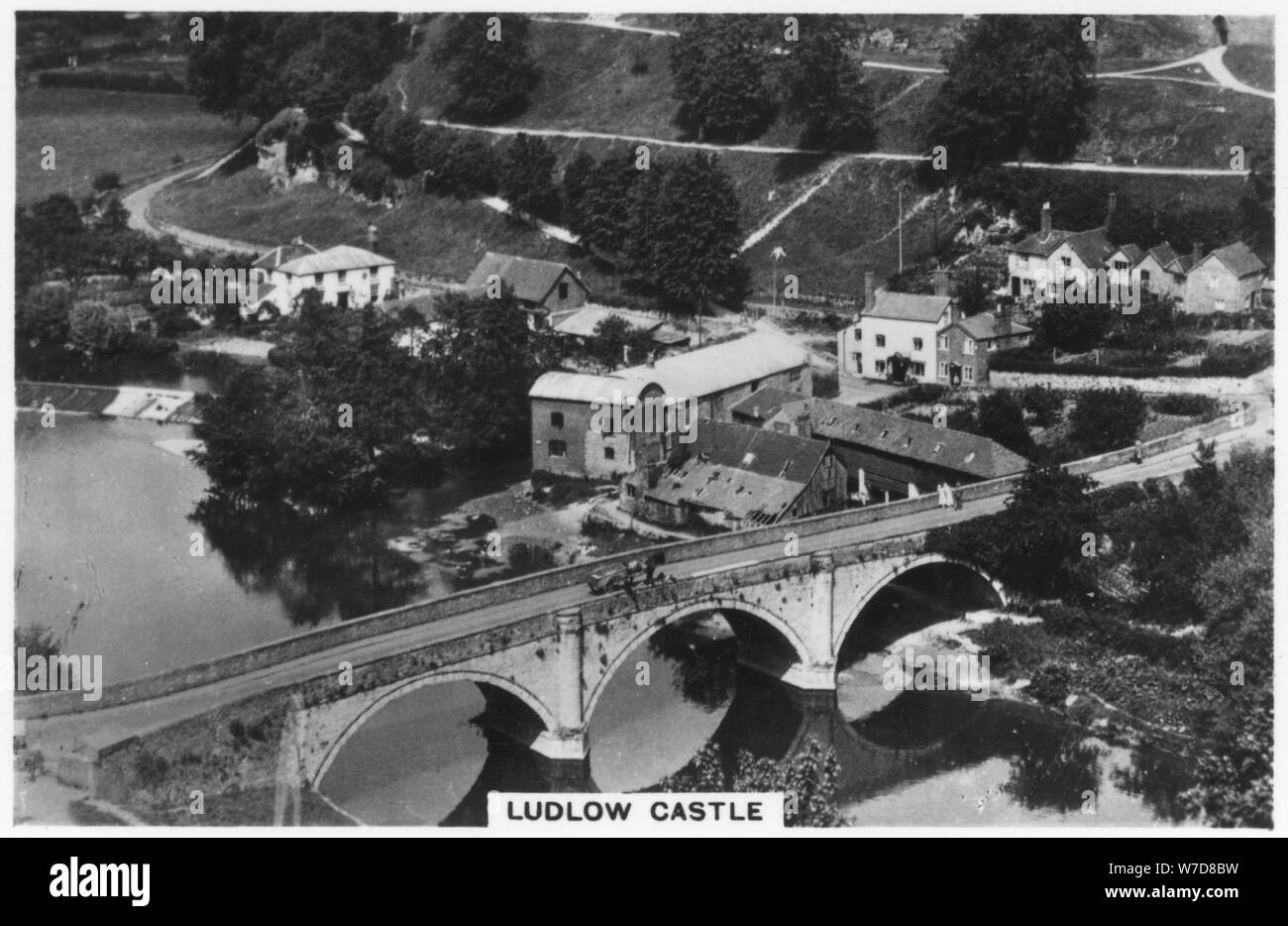Ludlow Castle, 1936. Artist Unknown Stock Photo Alamy