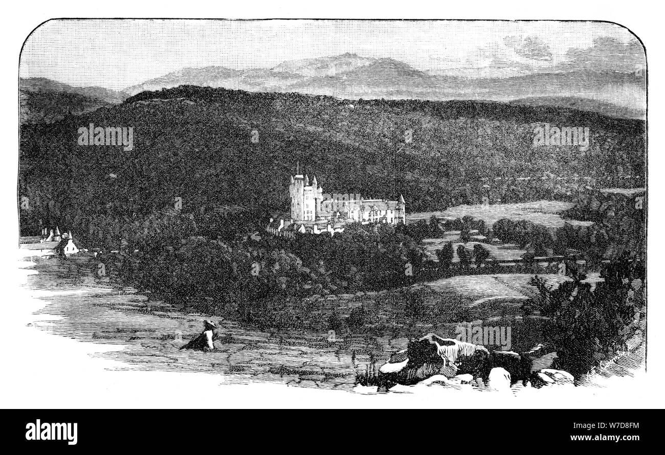 Balmoral Castle, Scotland. Artist: Unknown Stock Photo
