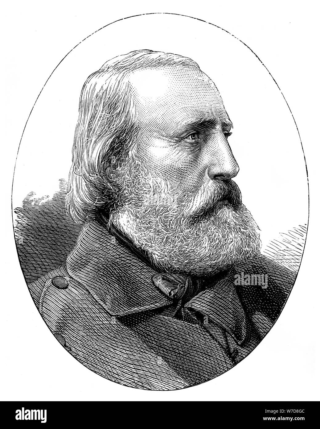 Giuseppe Garibaldi (1807-1882), Italian patriot. Artist: Unknown Stock Photo