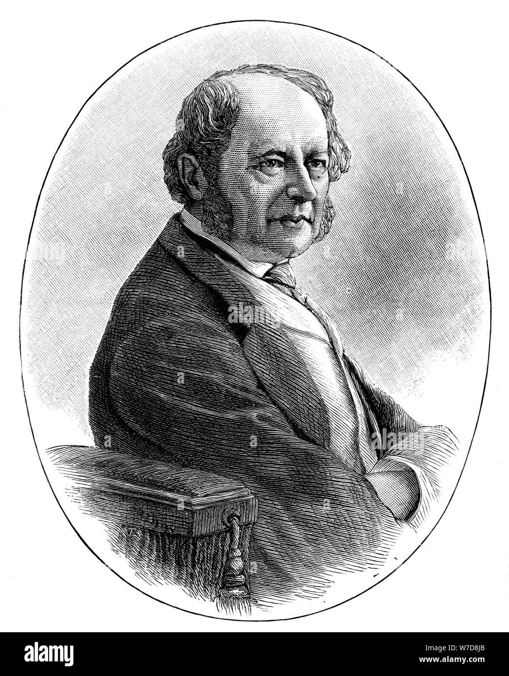 Friedrich Ferdinand Graf von Beust (1809-1886), Austrian statesman. Artist: Unknown Stock Photo