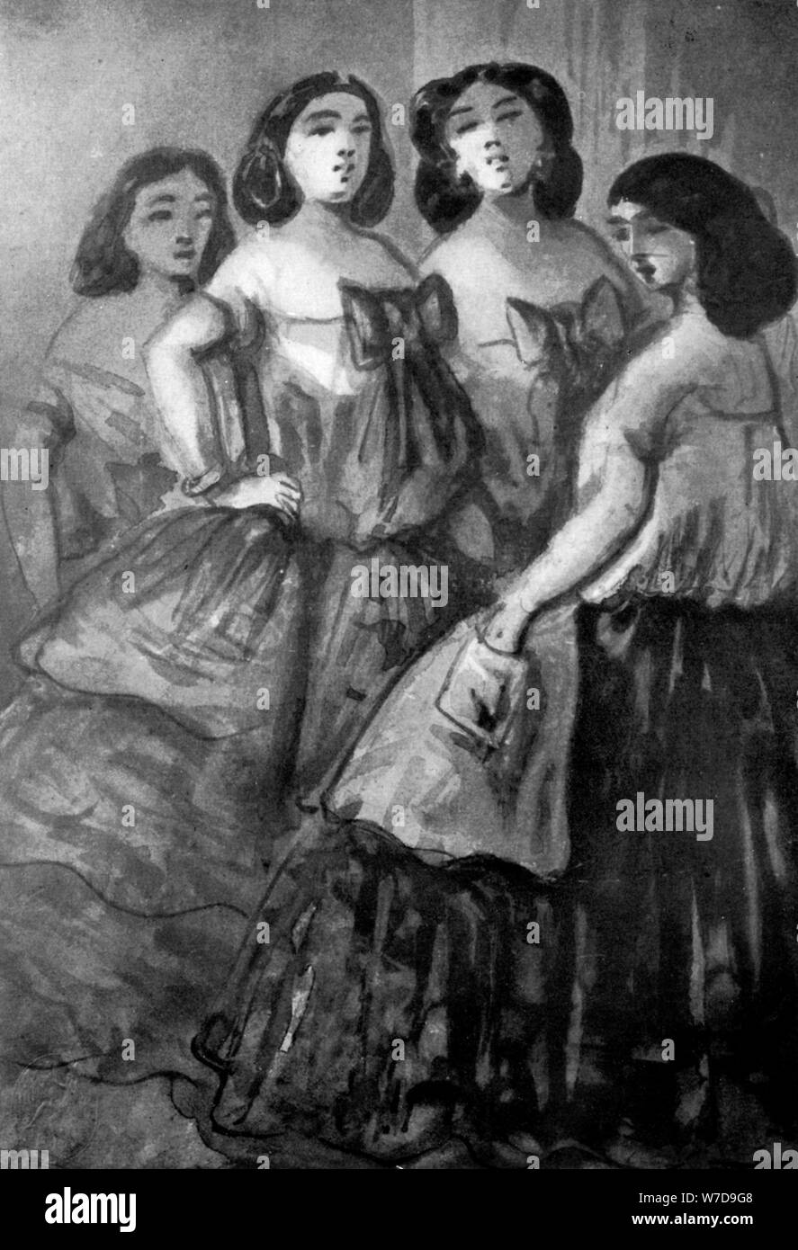Girls 19th century hi-res stock photography and images - Alamy