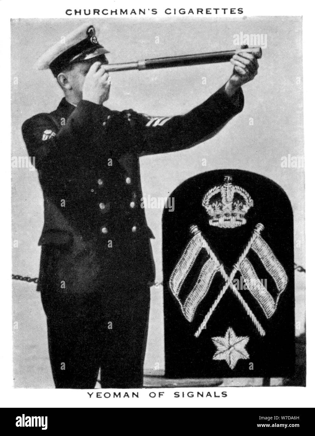 Yeoman of Signals, 1937.Artist: WA & AC Churchman Stock Photo