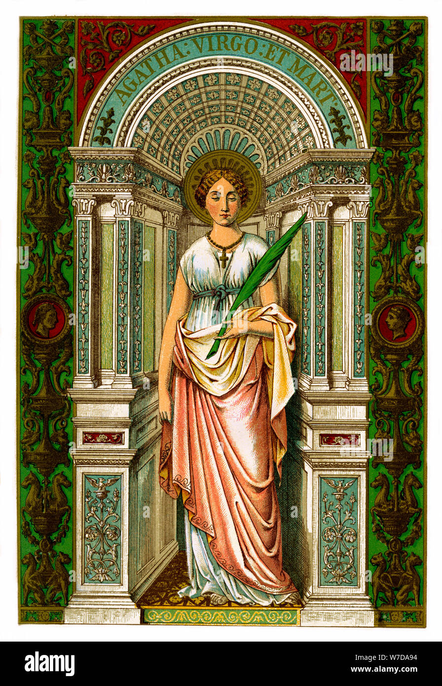 Saint agatha martyrdom hires stock photography and images Alamy