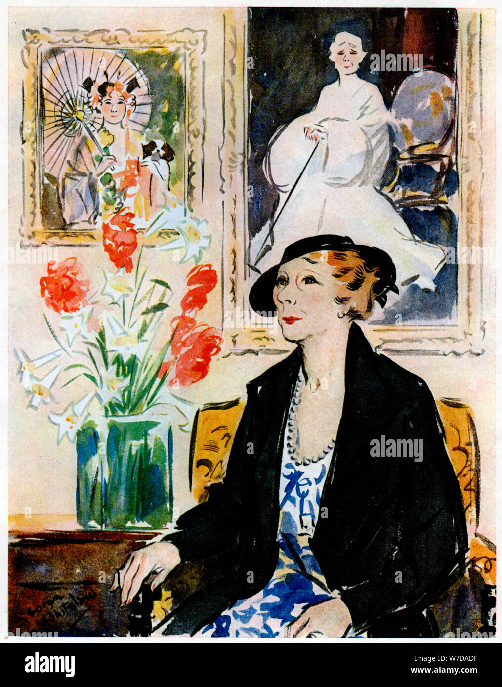 'Fofty Years a Favourite', Miss Marie Tempest, 1935. Artist Unknown