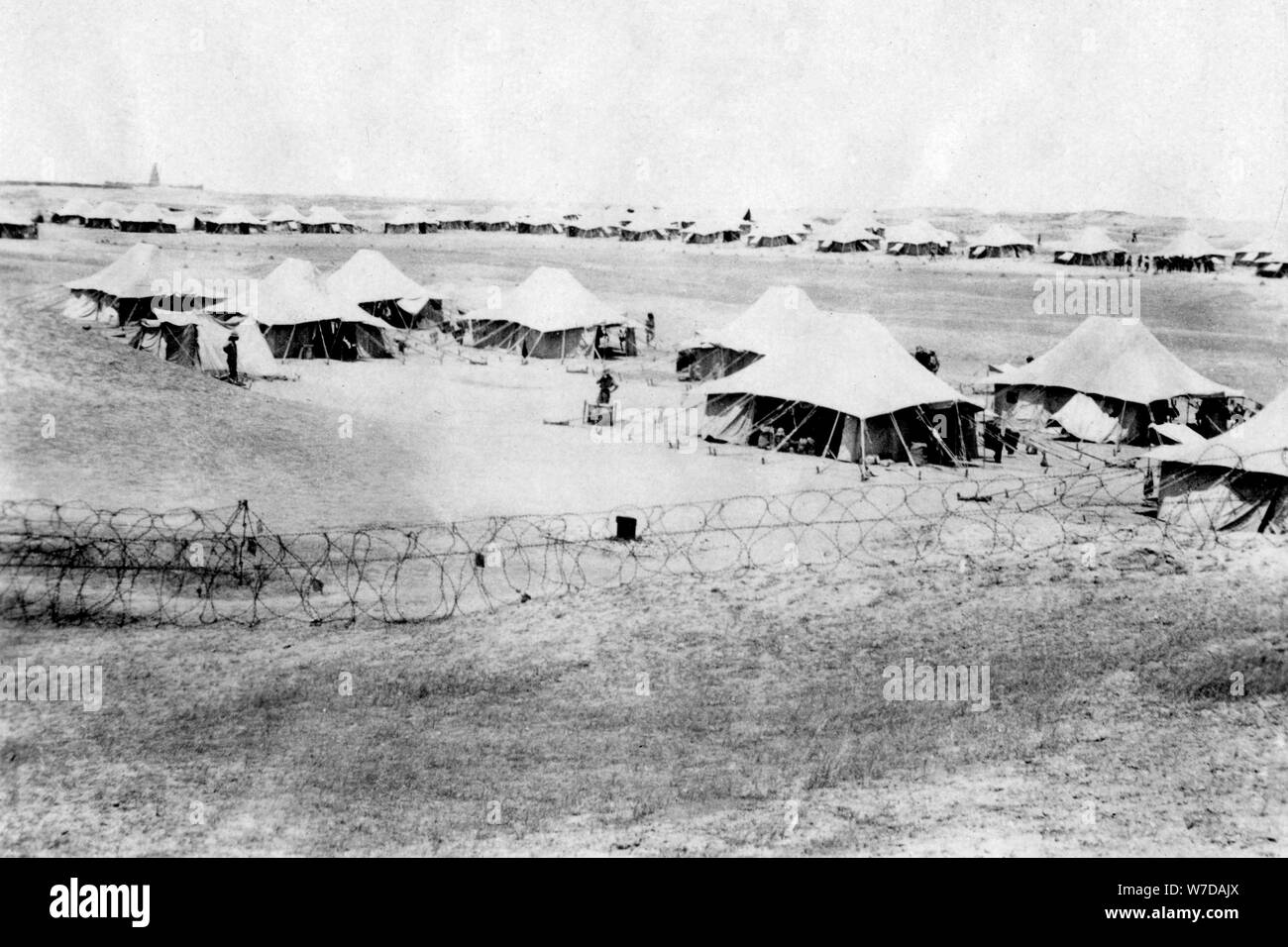 1/5 RWR battalion camp, Samarra, Mesopotamia, 1918. Artist: Unknown Stock Photo