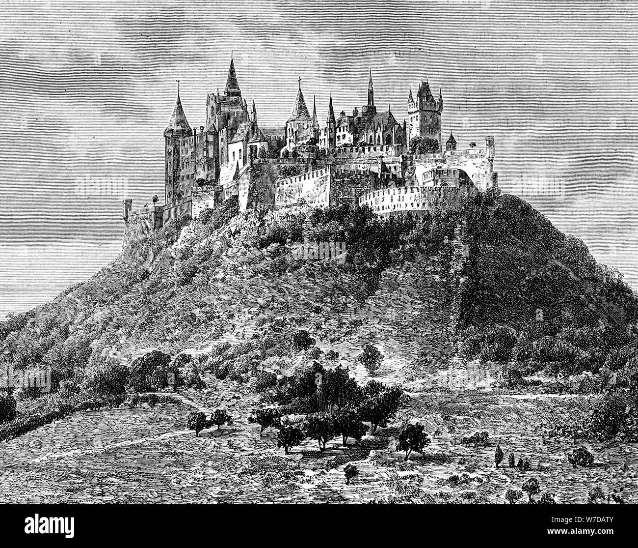 South germany of 19th century Black and White Stock Photos & Images - Alamy