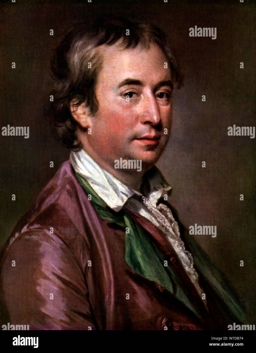 'Sir William Chambers', British architect, artist, and author, c1760s.Artist: Francis Cotes Stock Photo