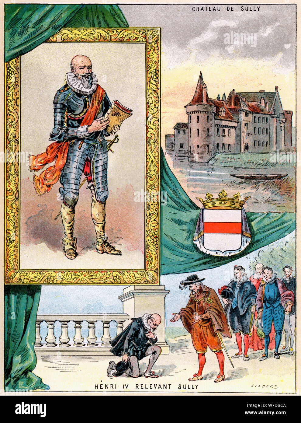 Maximilien de Béthune, duke of Sully, 1898. Artist Gilbert Stock Photo