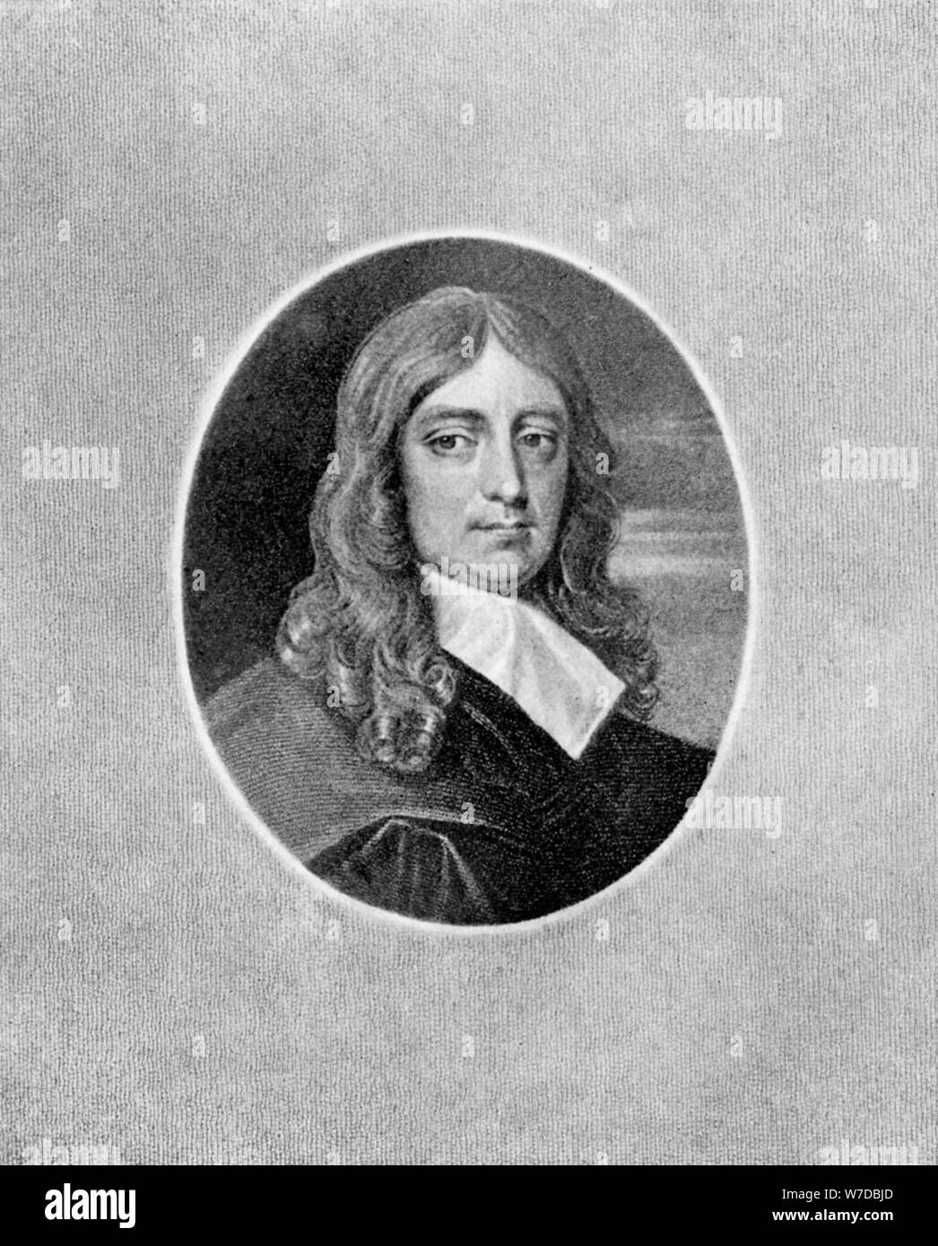 John Milton, English poet, (1912). Artist: Unknown Stock Photo