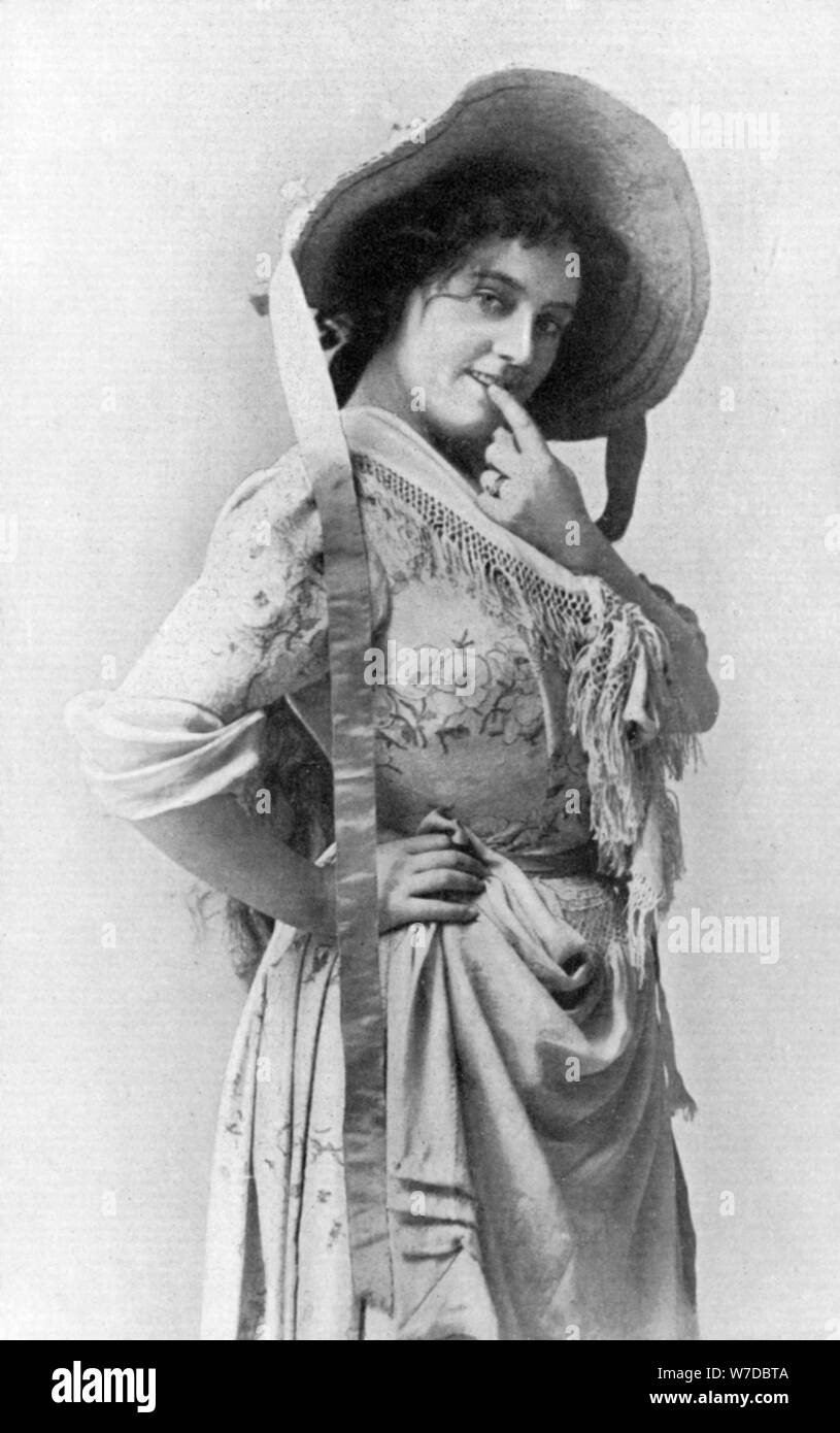 Evie Greene (1876-1917), English actess, 1902-1903.Artist: Reinhold Thiele Stock Photo